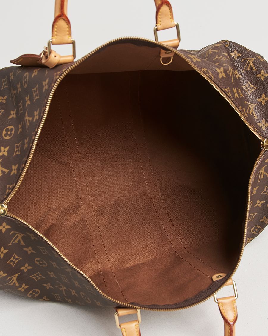 Homme | Louis Vuitton Pre-Owned Keepall Bandoulière 55 Monogram | Louis Vuitton Pre-Owned | Keepall Bandoulière 55 Monogram