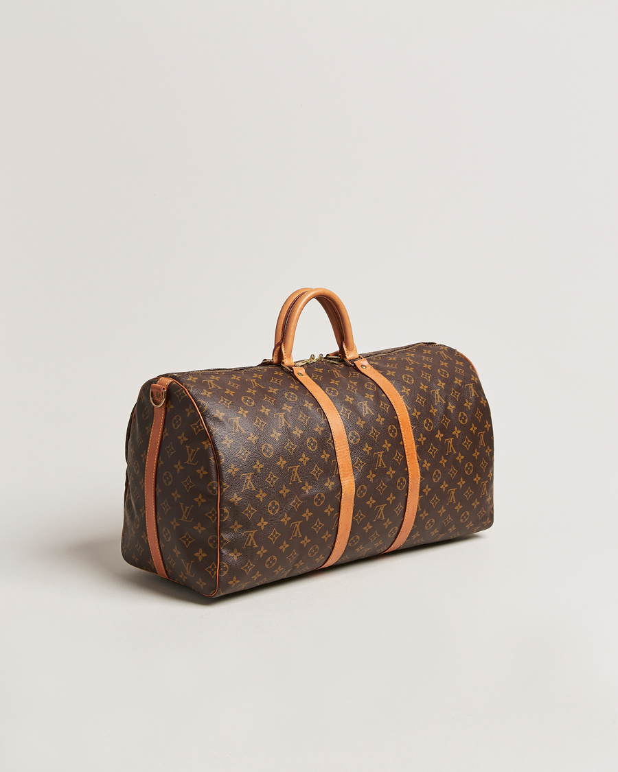 Heren | Louis Vuitton Pre-Owned Keepall Bandoulière 55 Monogram | Louis Vuitton Pre-Owned | Keepall Bandoulière 55 Monogram