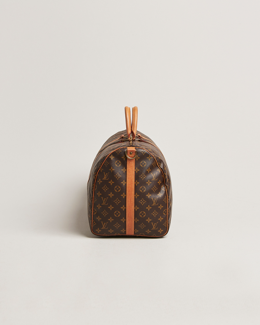 Heren | Louis Vuitton Pre-Owned Keepall Bandoulière 55 Monogram | Louis Vuitton Pre-Owned | Keepall Bandoulière 55 Monogram