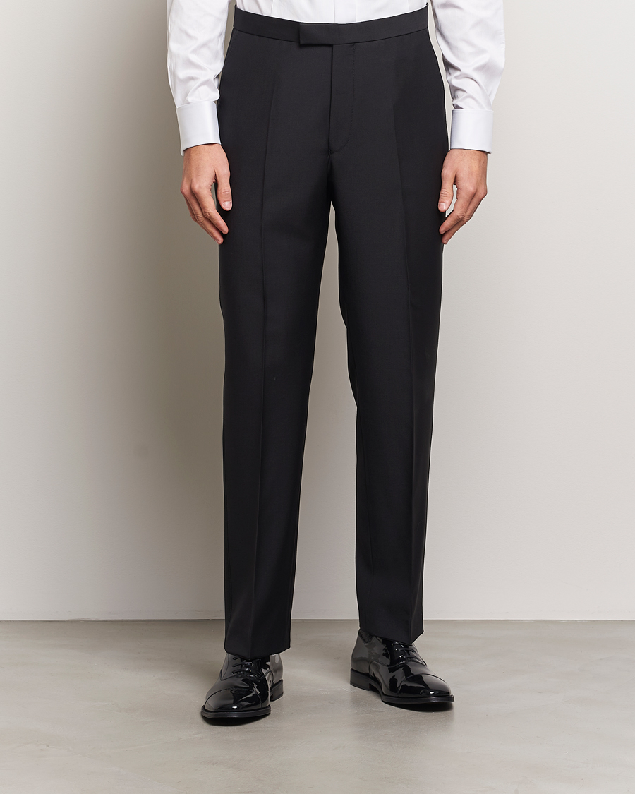 Homme | Pantalons | Oscar Jacobson | Del Tuxedo Trousers Black