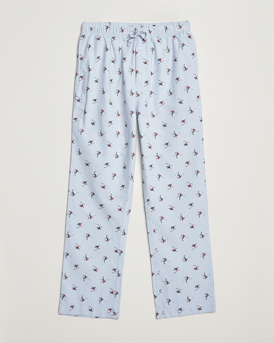 Heren | GANT Printed Skier Pyjama Pants Light Blue | GANT | Printed Skier Pyjama Pants Light Blue