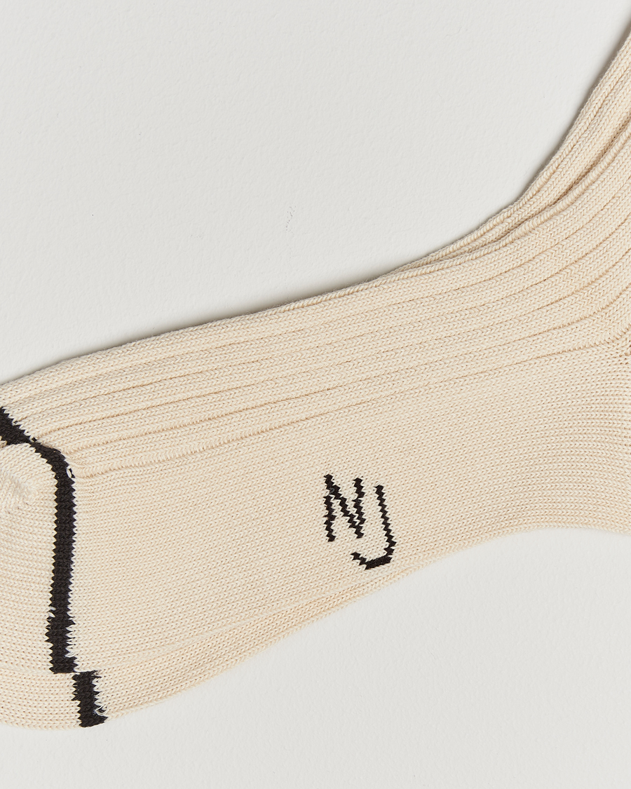 Homme | Sous-Vêtements Et Chaussettes | Nudie Jeans | Retro Tennis Socks Off White/Black