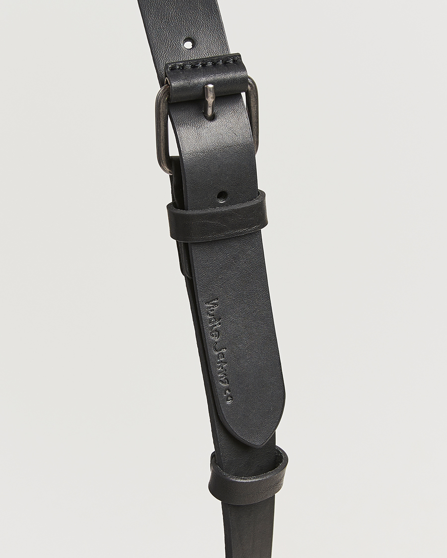 Heren | Riemen | Nudie Jeans | Dwayne Leather Belt Black