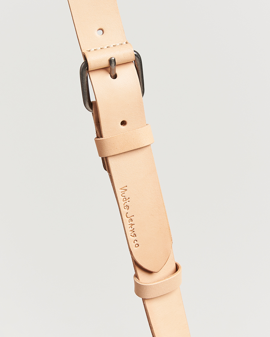Homme | Ceintures | Nudie Jeans | Dwayne Leather Belt Natural