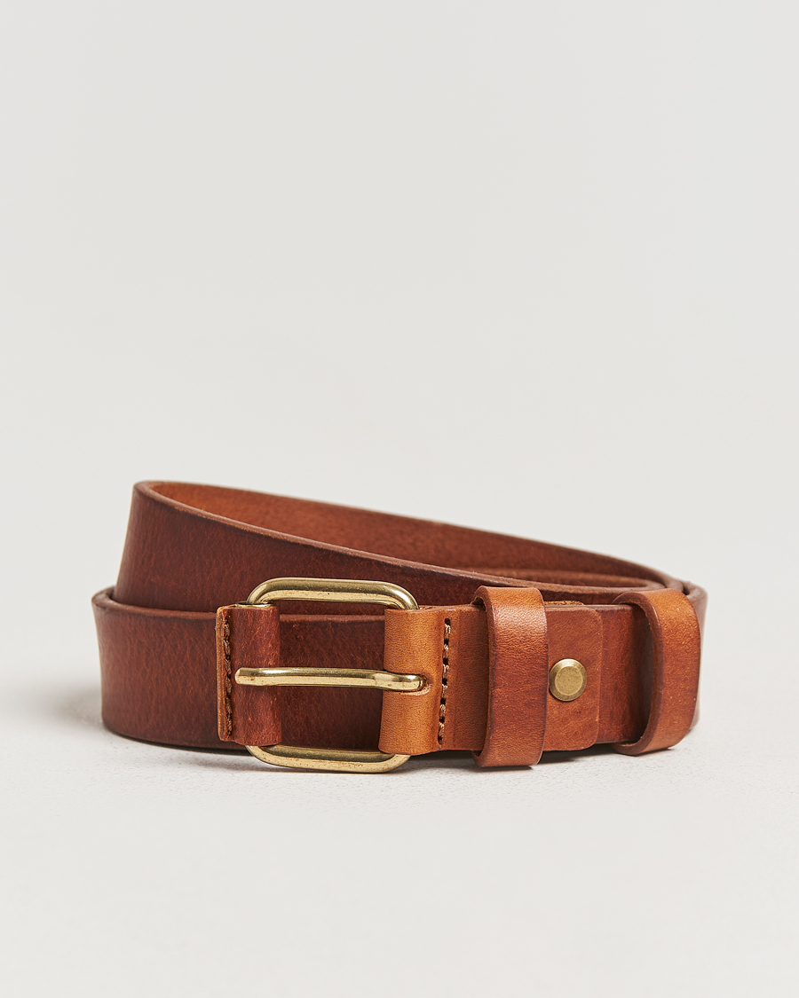 Heren | Riemen | Nudie Jeans | Dwayne Leather Belt Toffee Brown