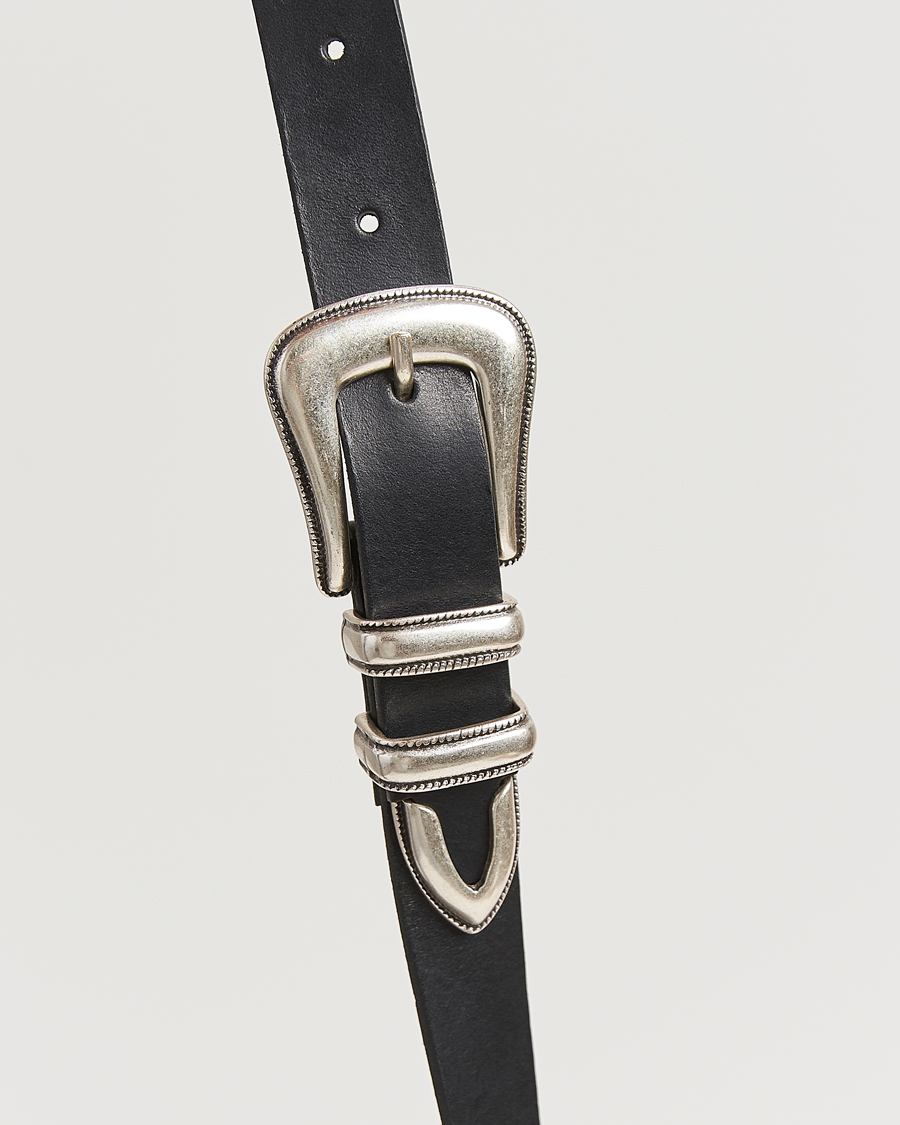 Homme | Ceintures | Nudie Jeans | Western Silver Belt Black