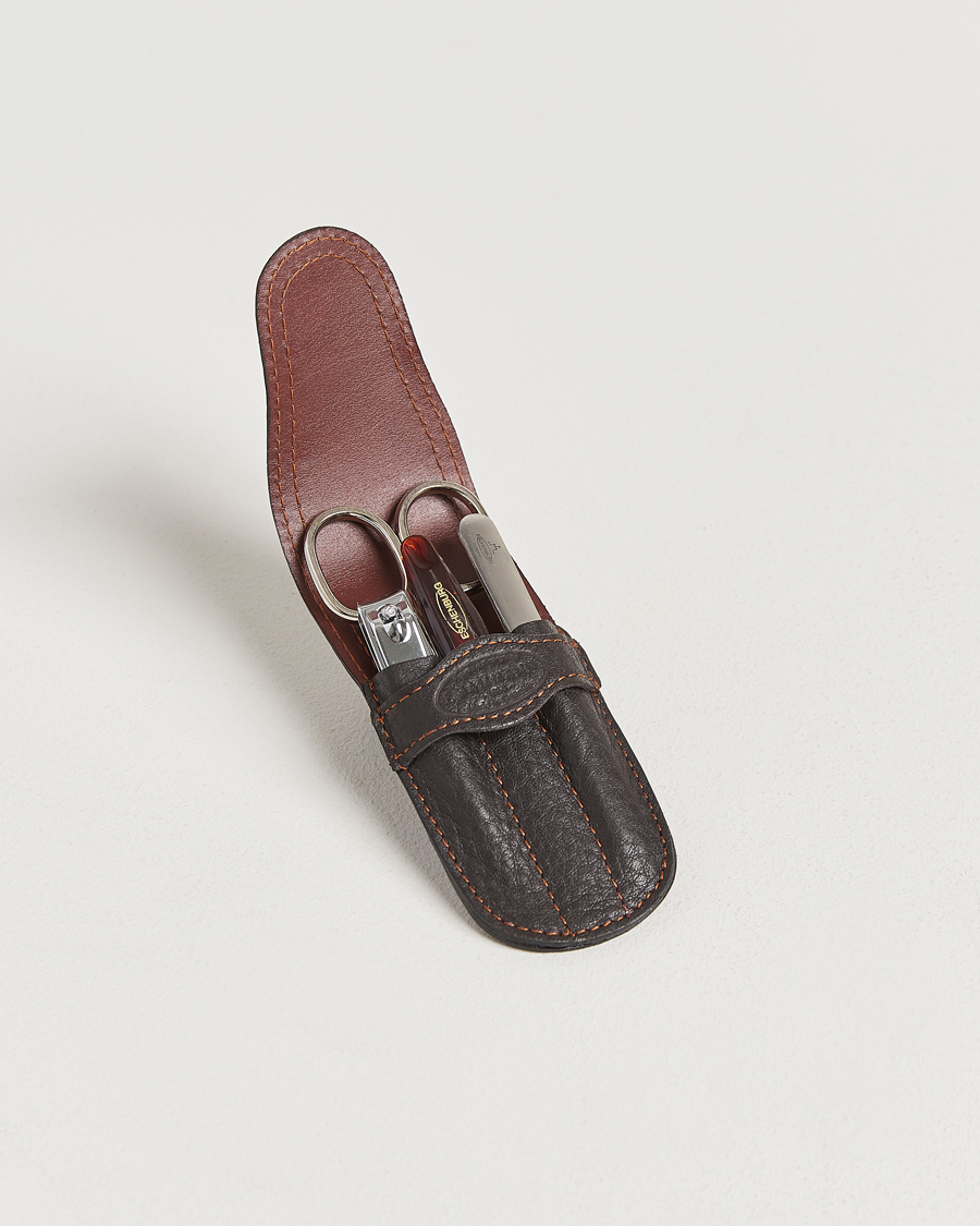 Heren | Thuis | F. Hammann | Small Manicure Set Dark Brown