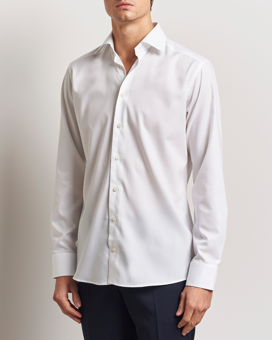 Heren | Overhemden | Eton | Slim Fit Oxford Shirt White
