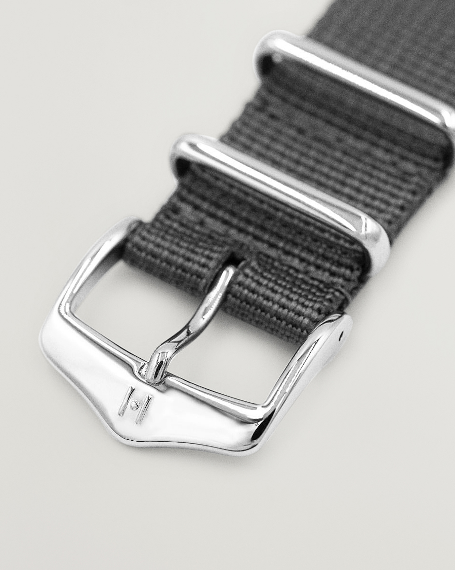 Heren | Horlogebandjes | HIRSCH | Rush Recycle Nato Watch Strap Grey