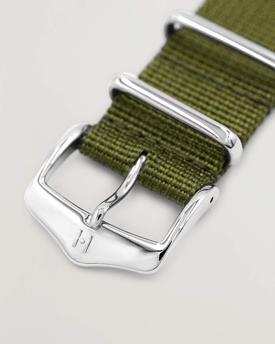 Heren | Horlogebandjes | HIRSCH | Rush Recycle Nato Watch Strap Green