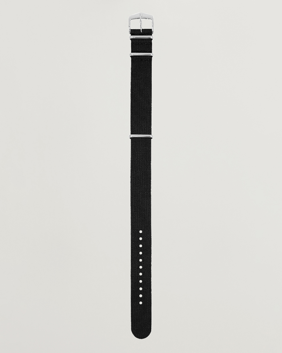 Heren | Horlogebandjes | HIRSCH | Rush Recycle Nato Watch Strap Black
