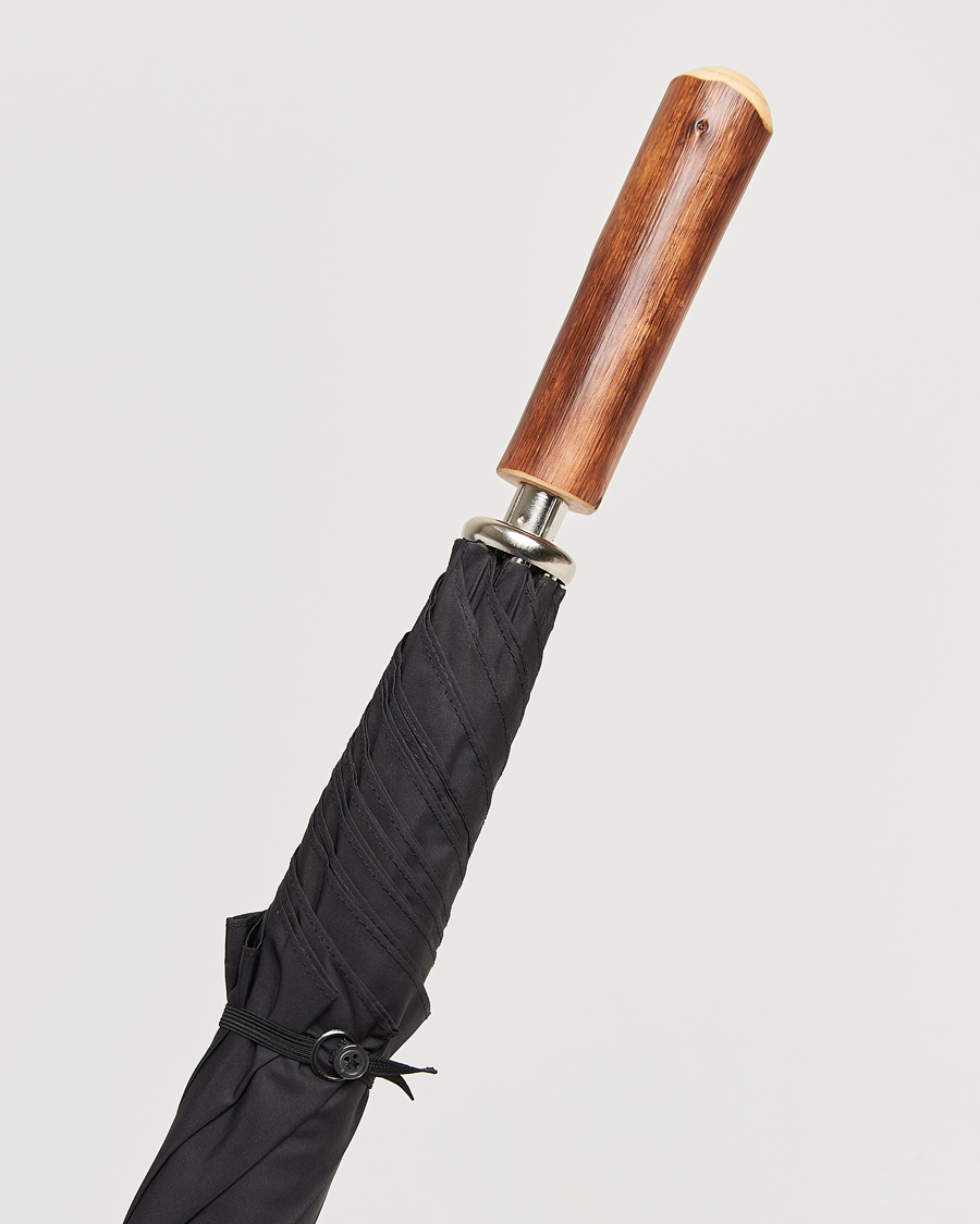 Heren | Paraplu's | Fox Umbrellas | Chestnut Straight Umbrella Black