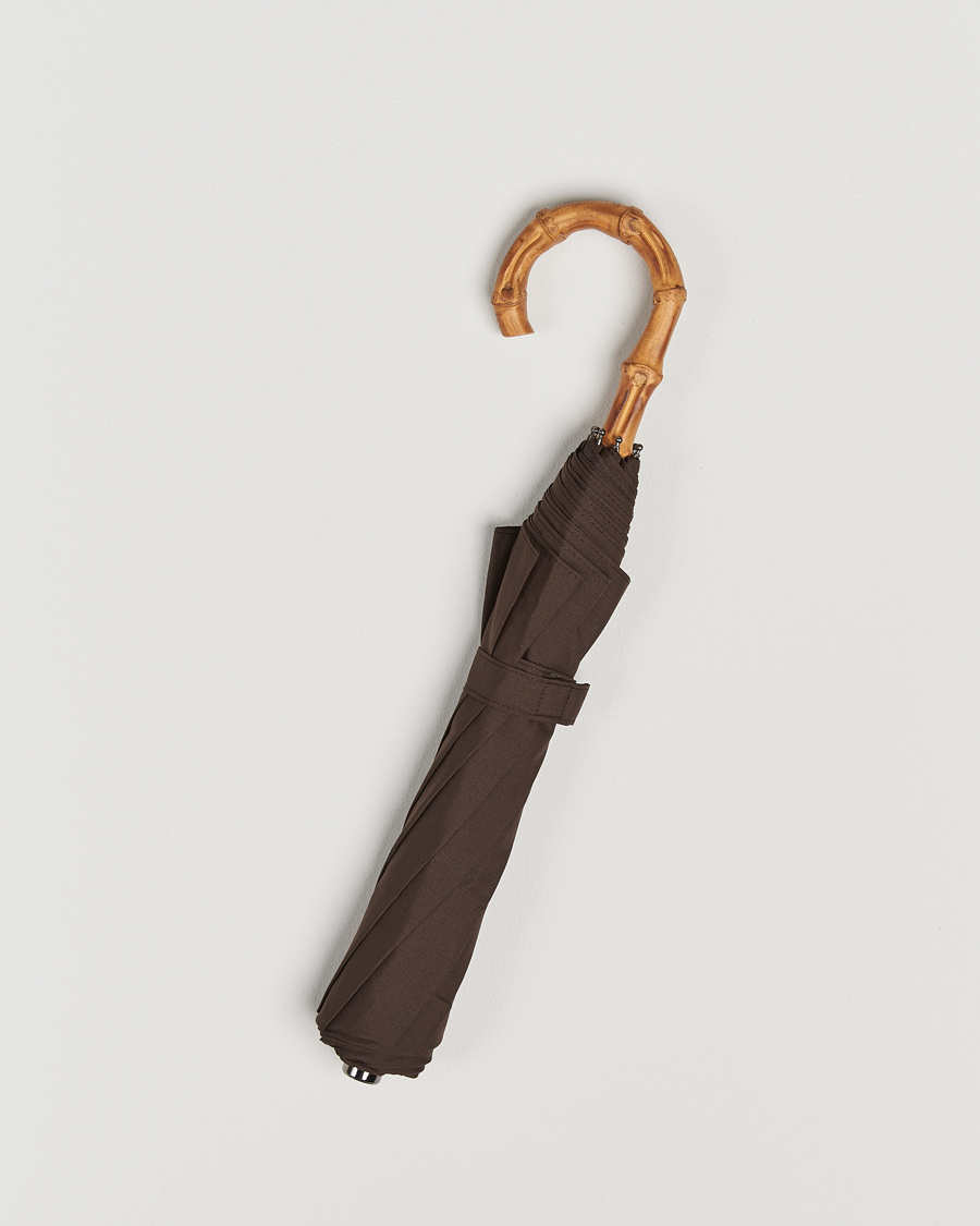 Heren | Paraplu's | Fox Umbrellas | Telescopic Umbrella Brown