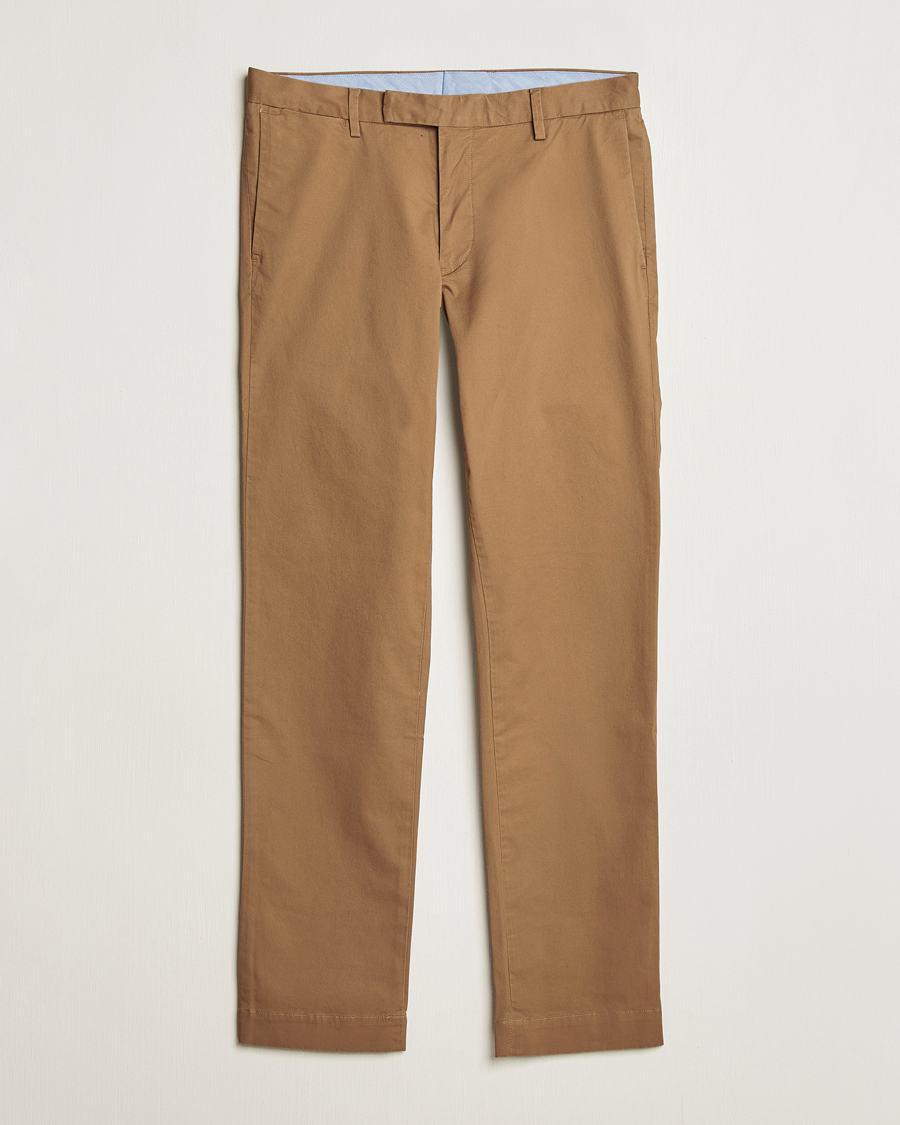 Heren | Broeken | Polo Ralph Lauren | Slim Fit Stretch Chinos Honey Brown