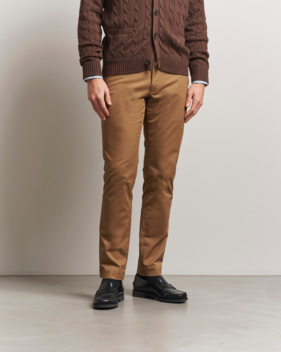 Heren | Broeken | Polo Ralph Lauren | Slim Fit Stretch Chinos Honey Brown