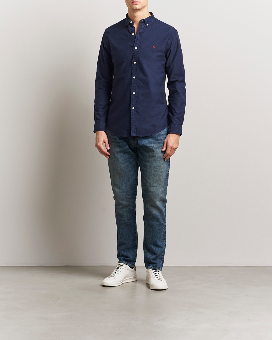 Homme | Chemises | Polo Ralph Lauren | Slim Fit Oxford Shirt Cruise Navy