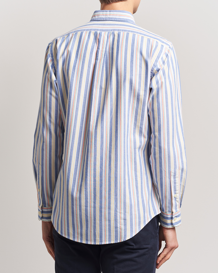 Heren | Overhemden | Polo Ralph Lauren | Custom Fit Striped Oxford Shirt Blue/White