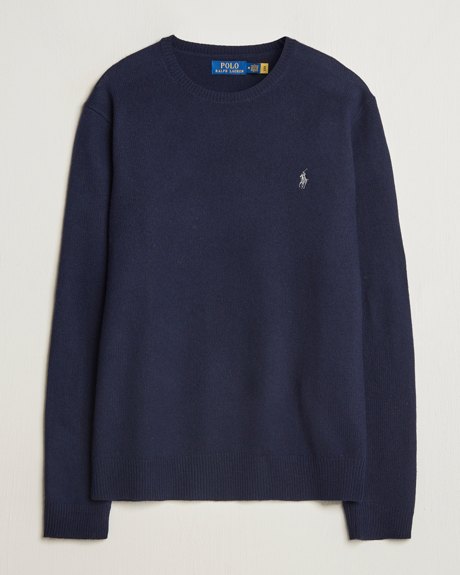 Heren | Truien | Polo Ralph Lauren | Cotton/Wool Pullover Hunter Navy