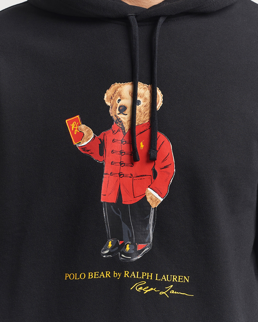 Heren | Truien | Polo Ralph Lauren | Loopback Terry Bear Hoodie Polo Black