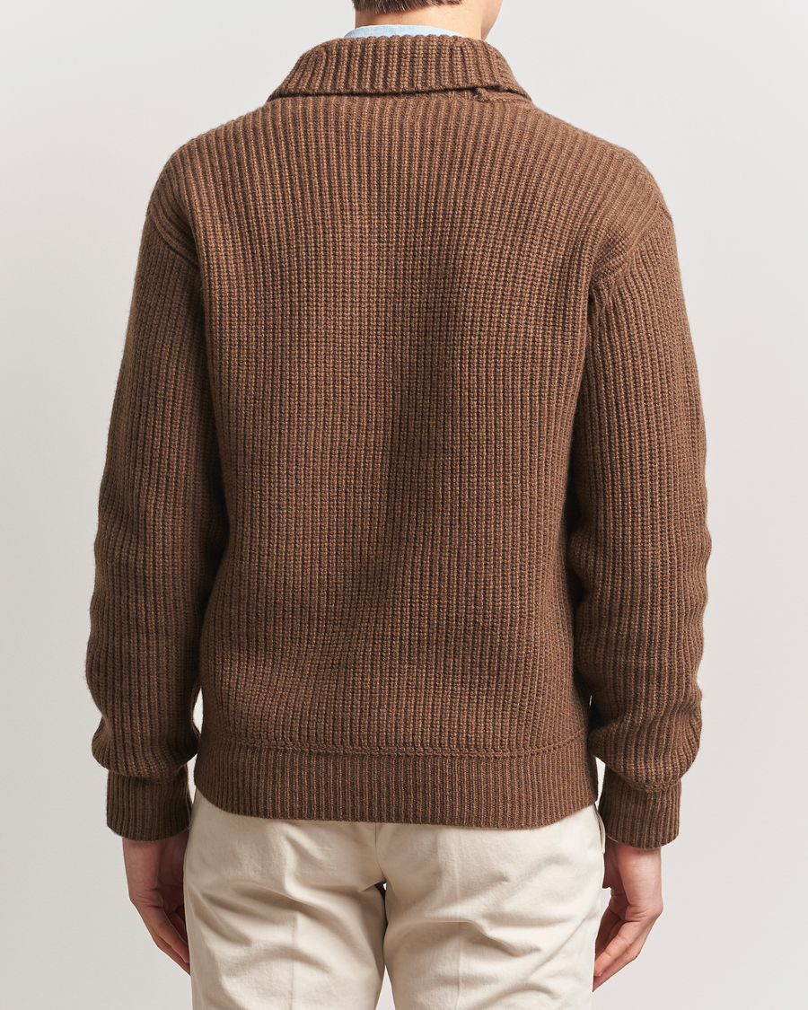 Homme | Pulls Et Tricots | Polo Ralph Lauren | Wool/Cashmere Cardigan Dark Roast Melange