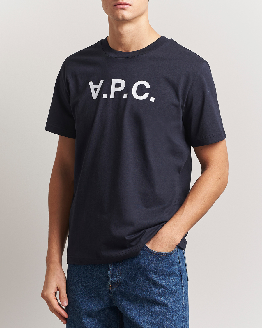 Heren | T-shirts | A.P.C. | VPC T-Shirt Dark Navy