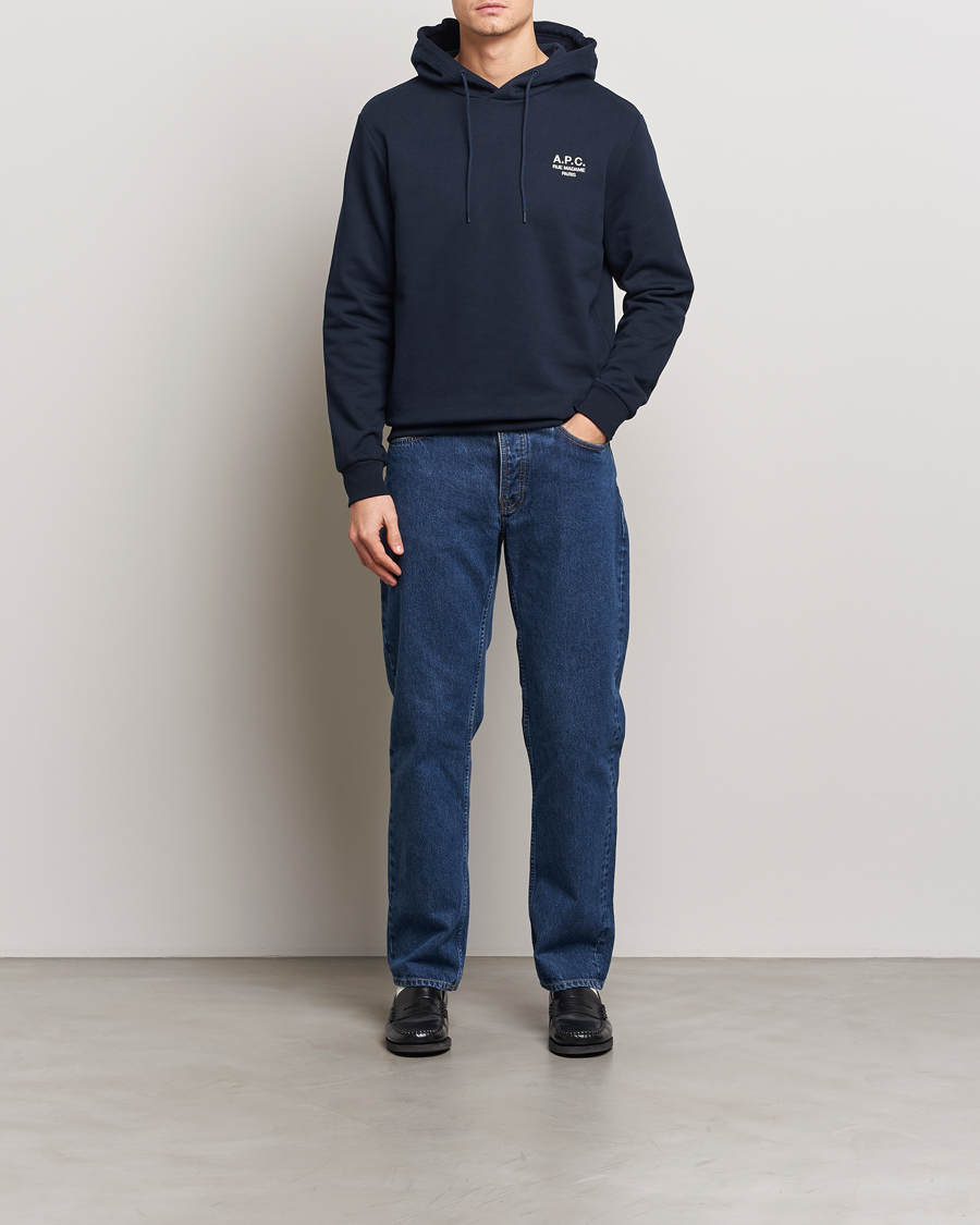 Homme | Pulls Et Tricots | A.P.C. | Rue Madame Hoodie Dark Navy