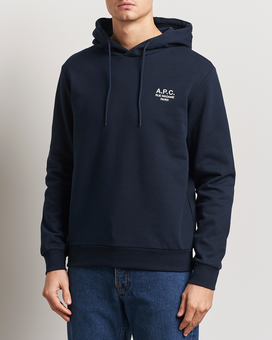 Homme | Pulls Et Tricots | A.P.C. | Rue Madame Hoodie Dark Navy