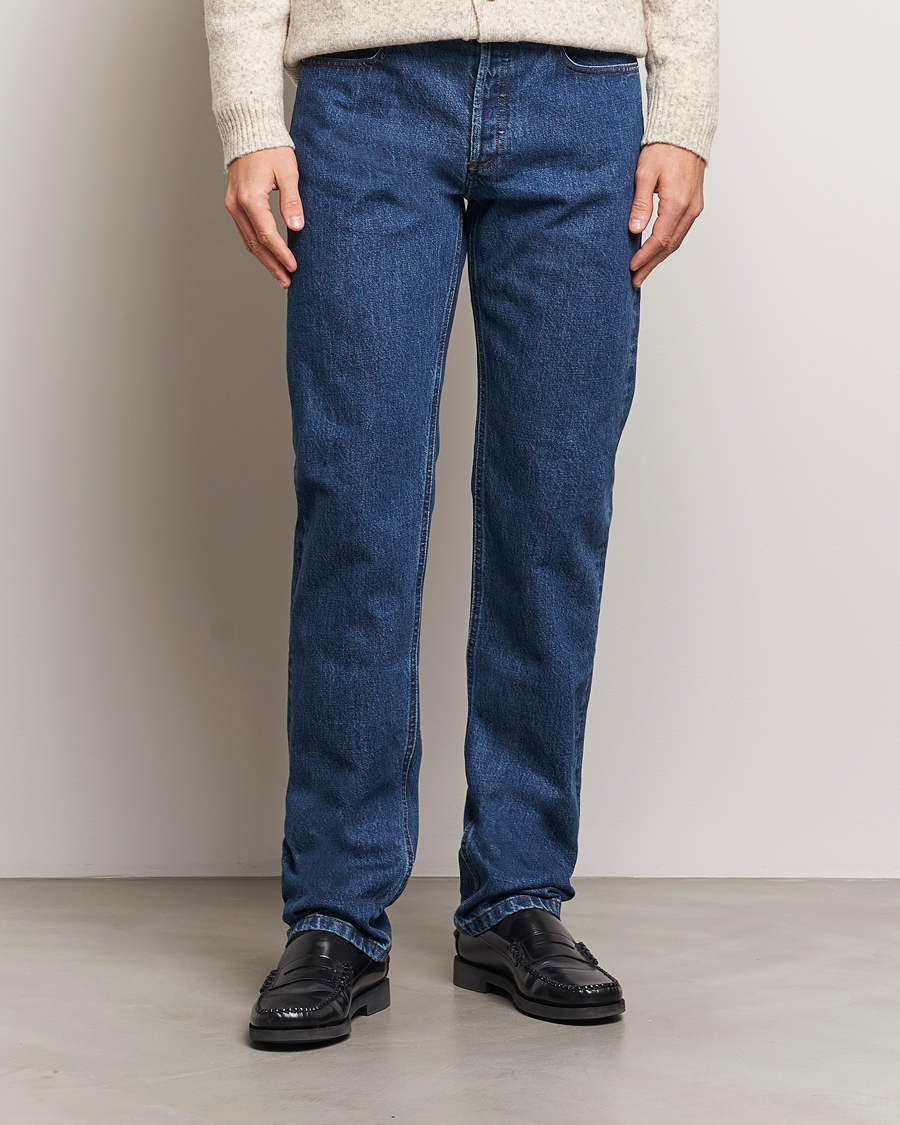 Heren | Jeans | A.P.C. | New Standard Jeans Washed Indigo