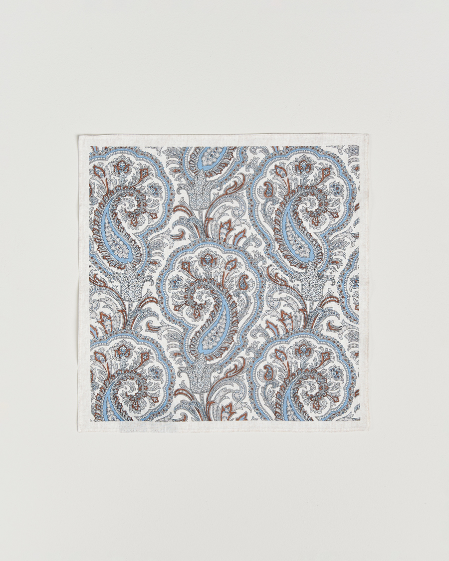 Homme | Cravates | Amanda Christensen | Box Set Printed Silk 8cm Tie With Pocket Square Brown