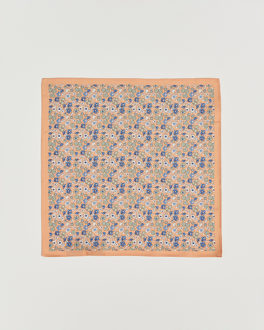 Heren | Stropdassen | Amanda Christensen | Box Set Printed Silk 8cm Tie With Pocket Square Orange