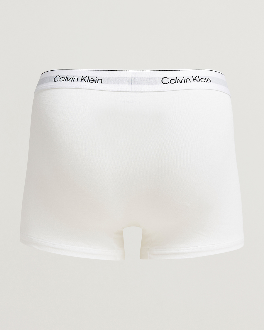 Heren | Ondergoed | Calvin Klein | 3-Pack Icon Cotton Stretch Relaxed Trunk White