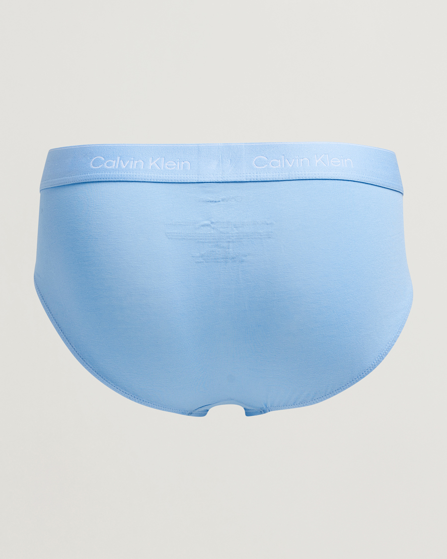 Heren | Ondergoed | Calvin Klein | 3-Pack Icon Cotton Stretch Hip Brief Black/Blue/Light Blue