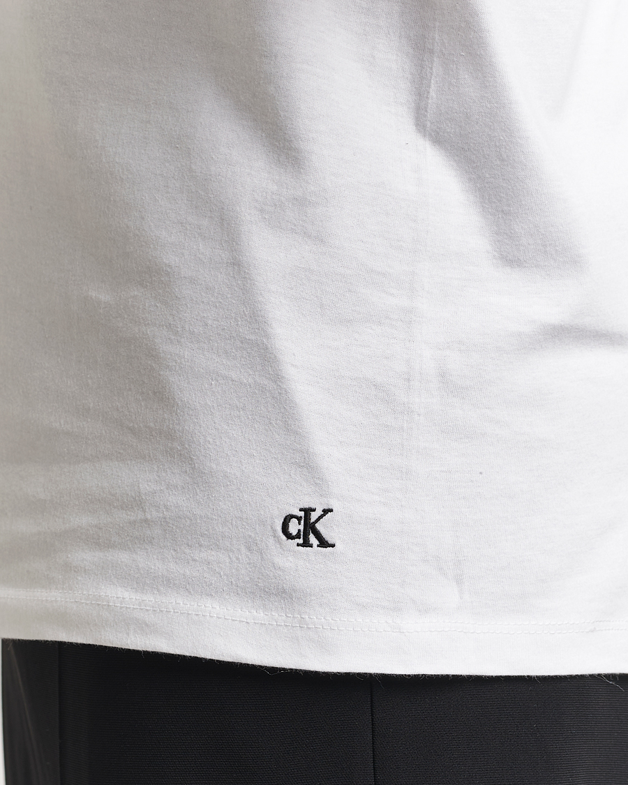 Heren | T-shirts | Calvin Klein | 3-Pack Cotton Crew Neck T-Shirt White