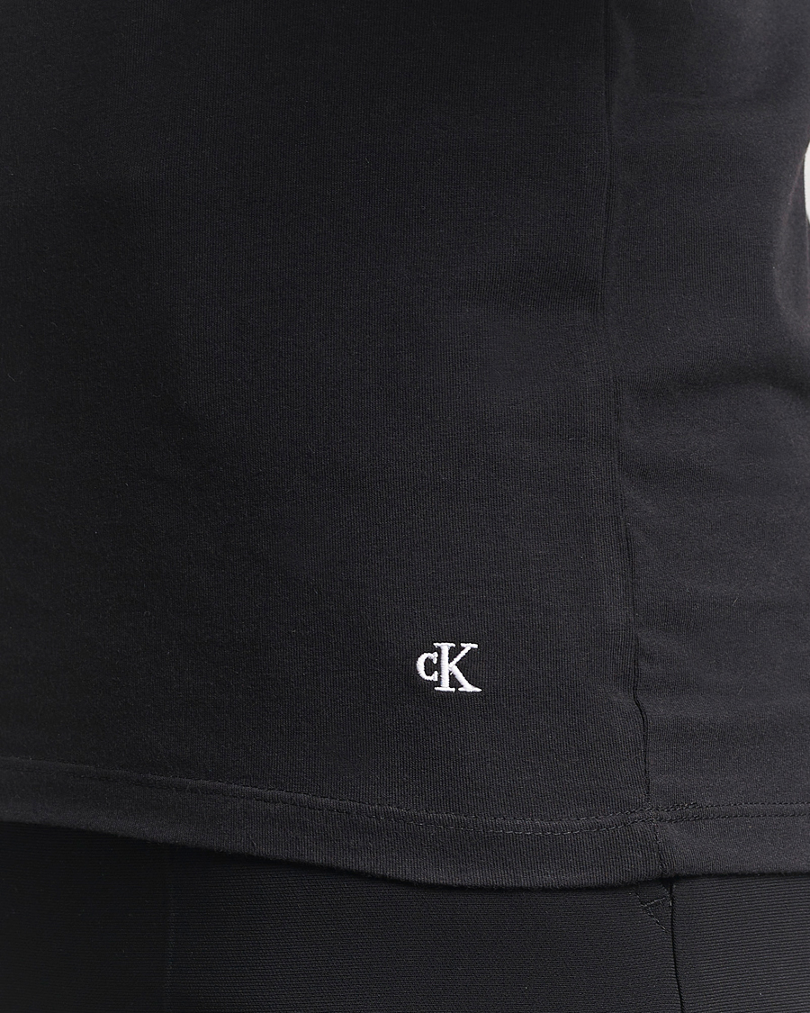 Heren | T-shirts | Calvin Klein | 3-Pack Cotton Stretch Crew Neck T-Shirt White/Black/Grey