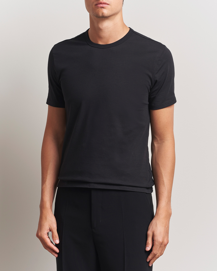 Homme | T-shirts | Calvin Klein | 3-Pack Cotton Stretch Crew Neck T-Shirt Black