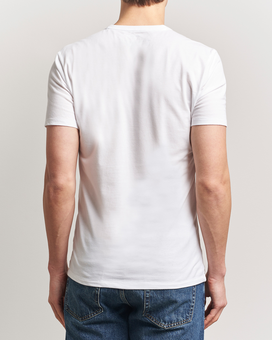 Homme | T-shirts | Calvin Klein | 3-Pack Cotton Stretch V-Neck T-Shirt White
