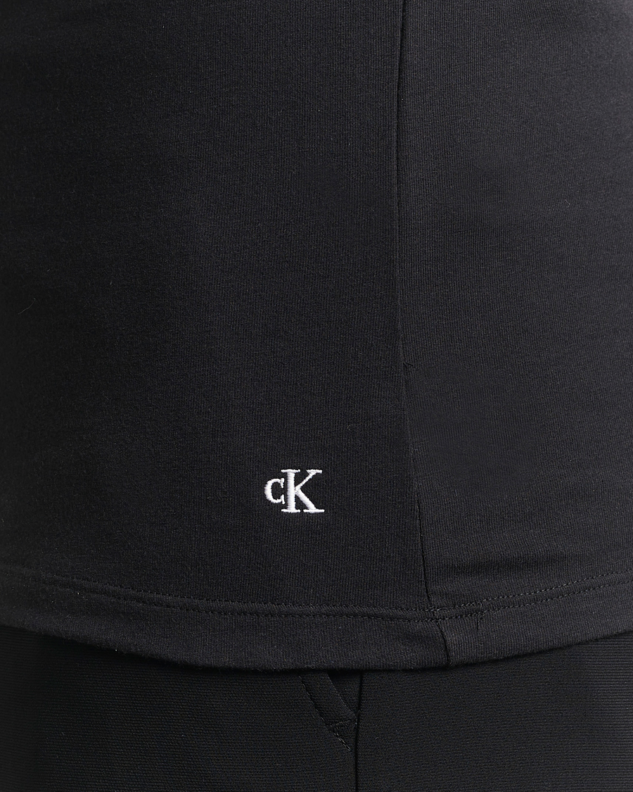 Homme | T-shirts | Calvin Klein | 3-Pack Cotton Stretch V-Neck T-Shirt Black