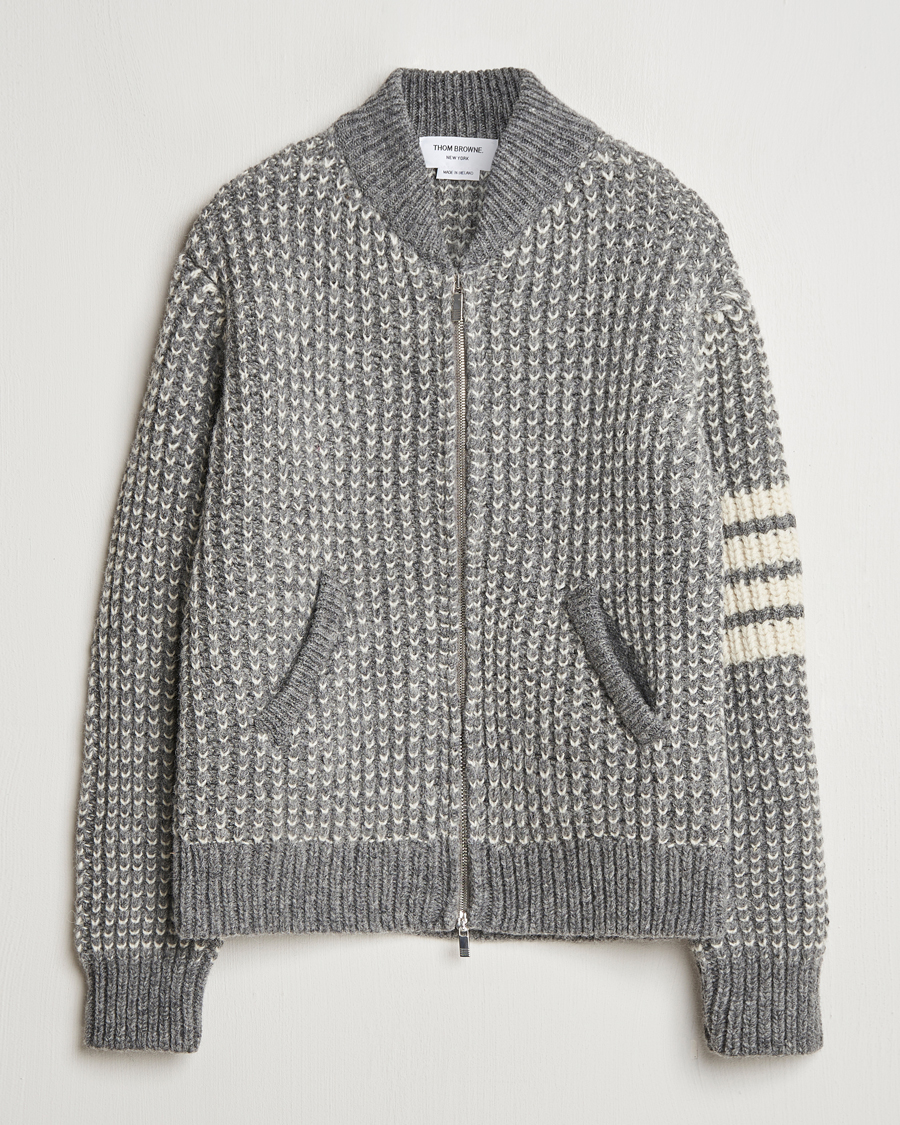 Heren | Jassen | Thom Browne | Irish Wool Bomber Jacket Medium Grey