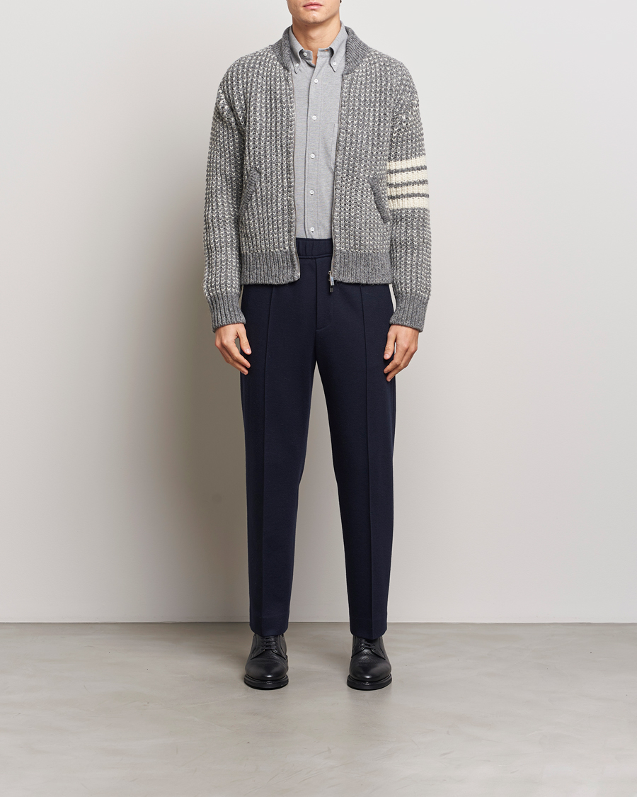 Heren | Jassen | Thom Browne | Irish Wool Bomber Jacket Medium Grey