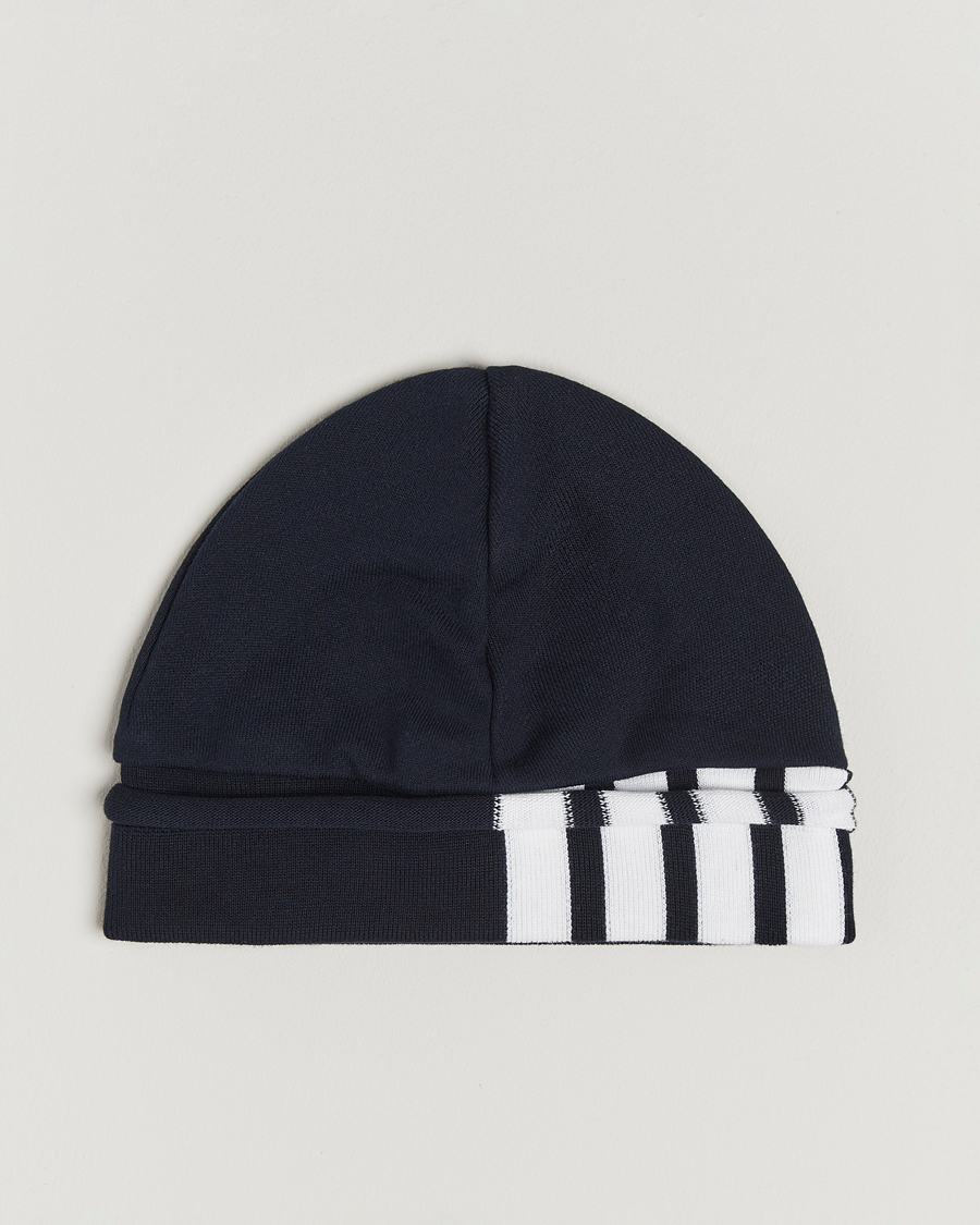 Homme | Bonnets | Thom Browne | 4-Bar Beanie Navy