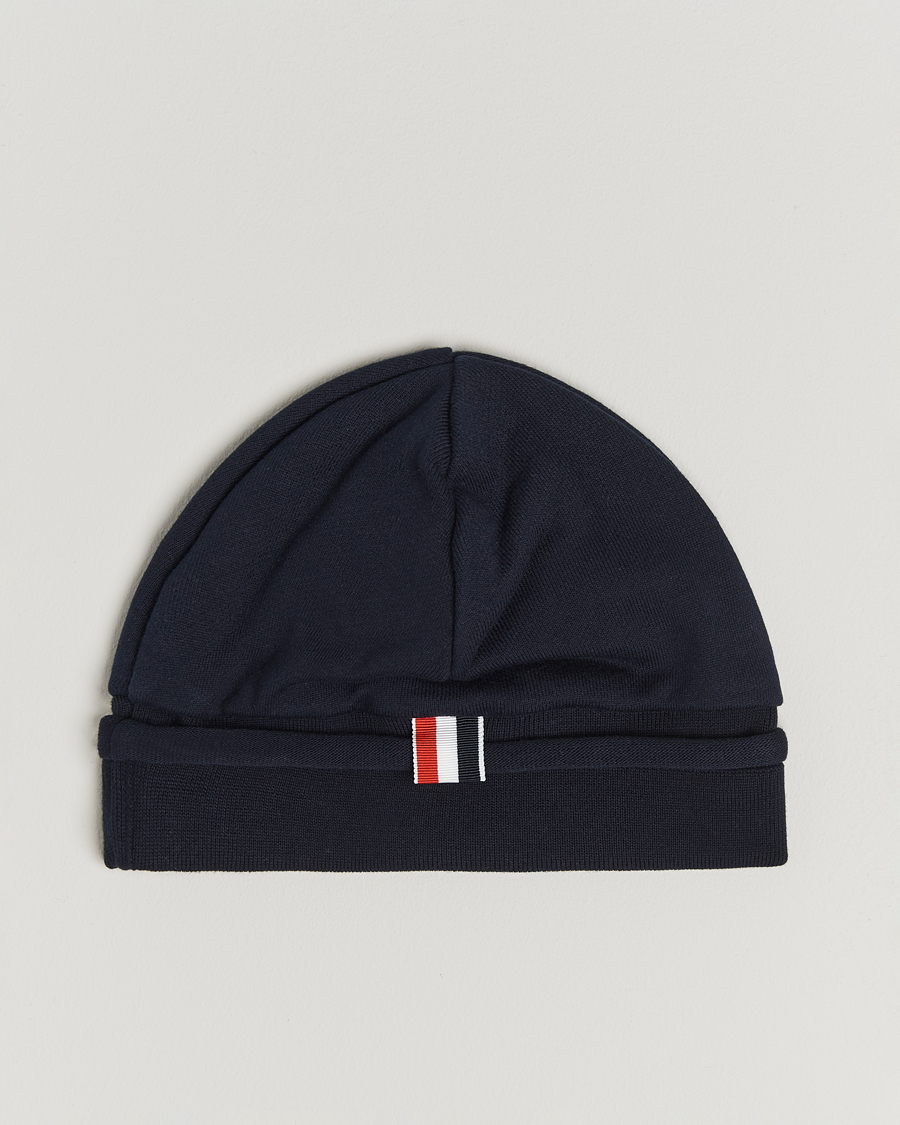 Homme | Bonnets | Thom Browne | 4-Bar Beanie Navy