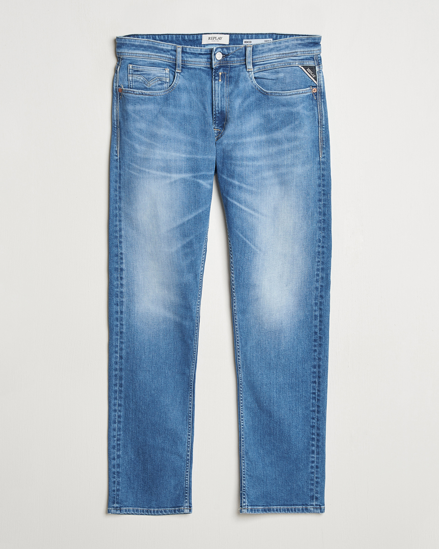 Homme | Jeans | Replay | Rocco Comfort Fit Stertch Jeans Medium Blue