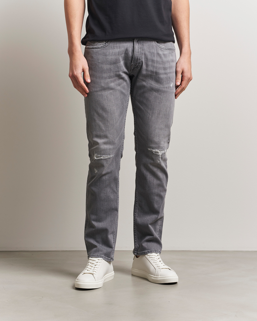 Heren | Jeans | Replay | Rocco Comfort Fit Stretch Jeans Washed Grey