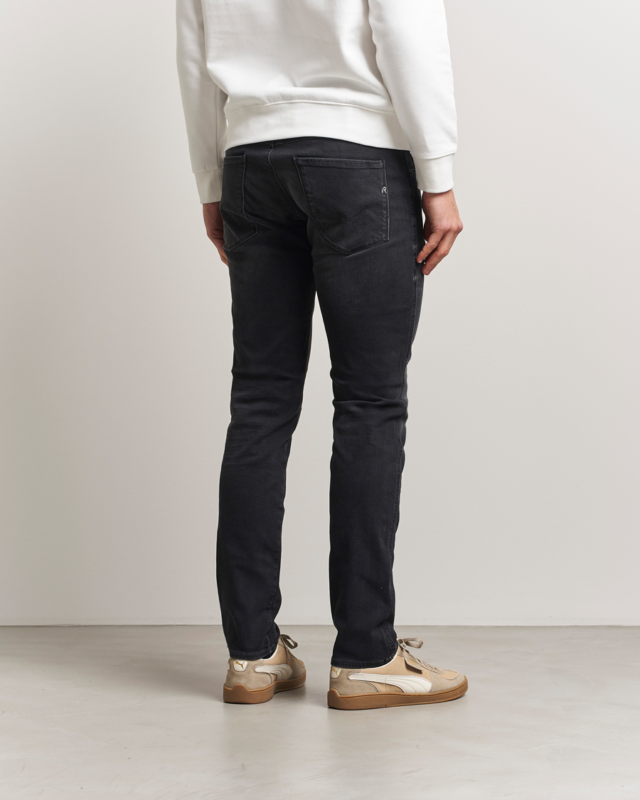 Heren | Jeans | Replay | Anbass Hyperflex Jeans Washed Black