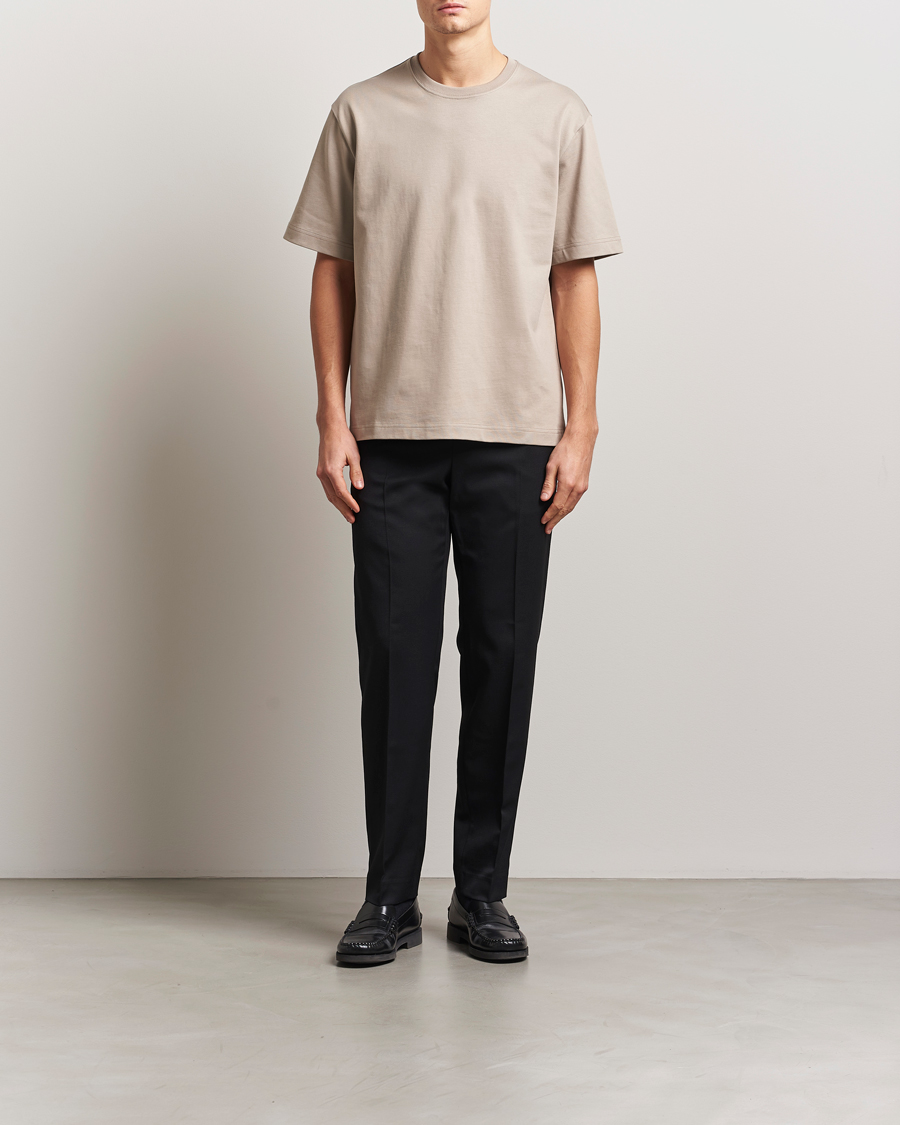 Heren | Broeken | Filippa K | Troy Tailored Drawstring Trousers Black