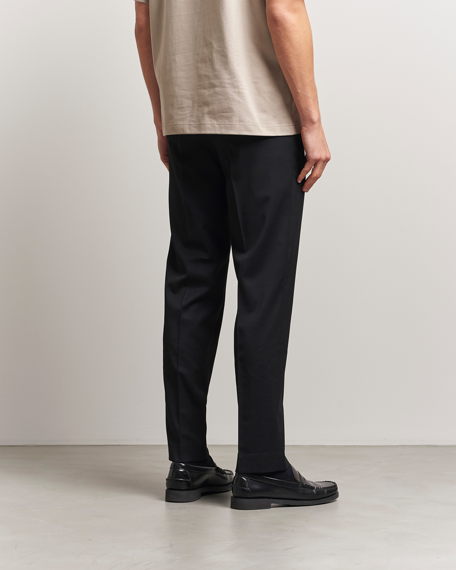 Heren | Broeken | Filippa K | Troy Tailored Drawstring Trousers Black