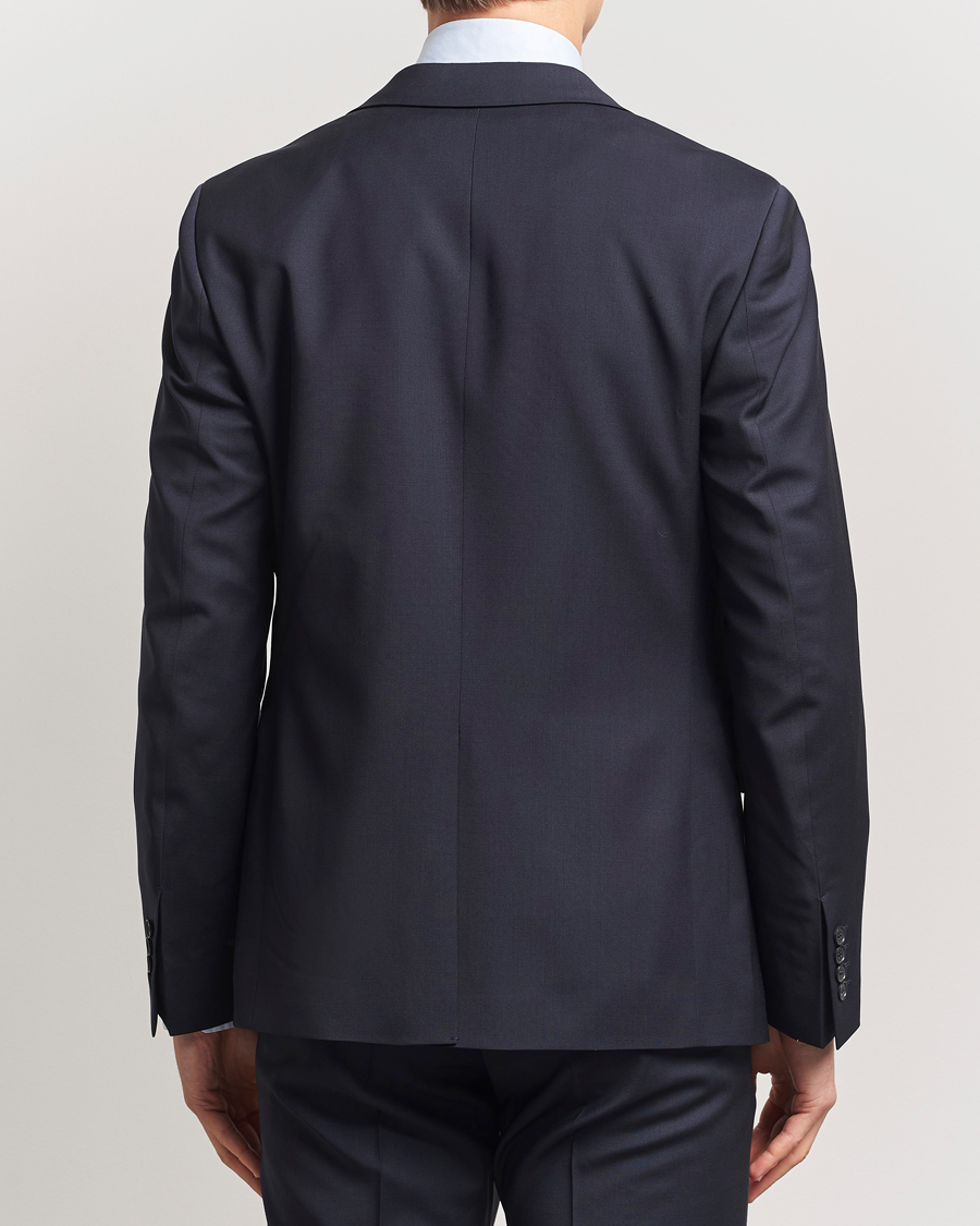 Heren | Blazers | Filippa K | Slim Wool Blazer Dark Navy