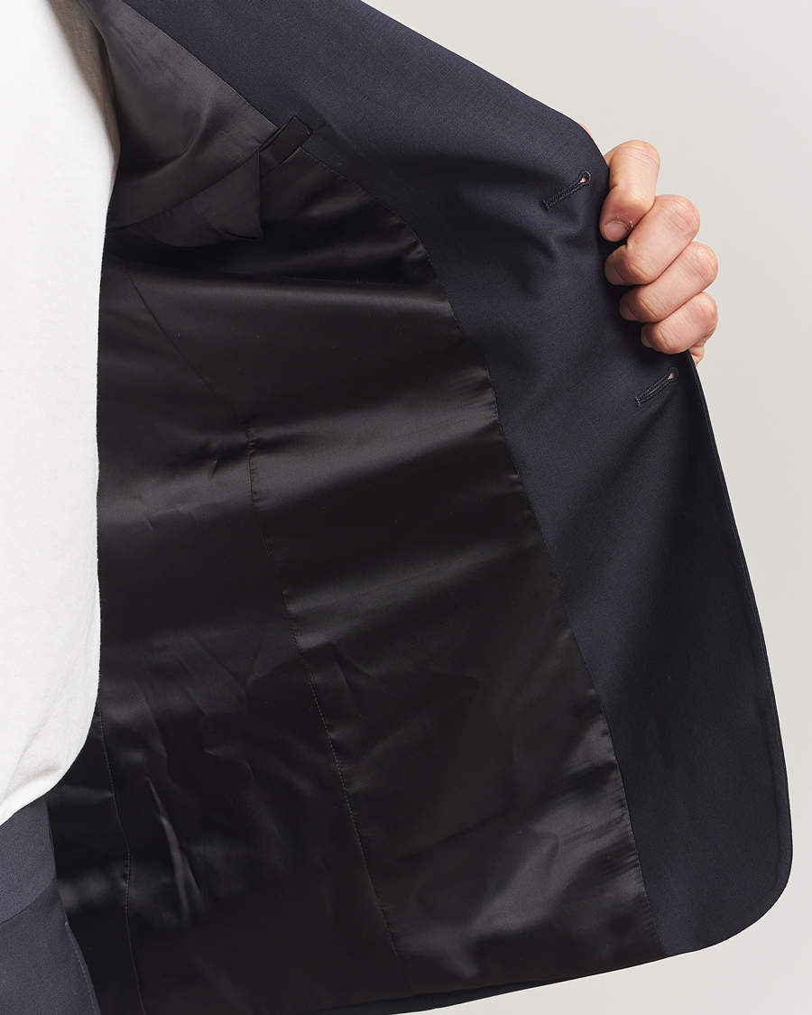 Heren | Blazers | Filippa K | Slim Wool Blazer Dark Navy