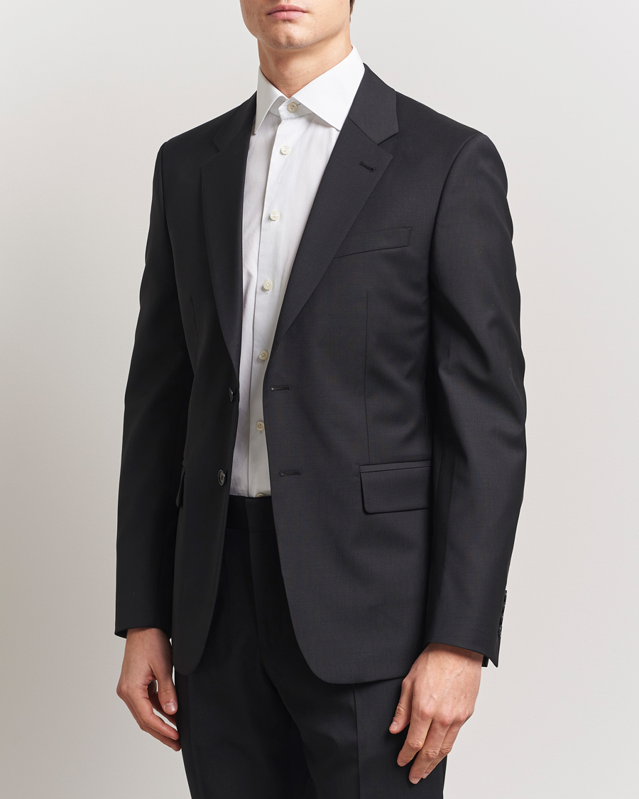 Homme | Blazers | Filippa K | Slim Wool Blazer Black