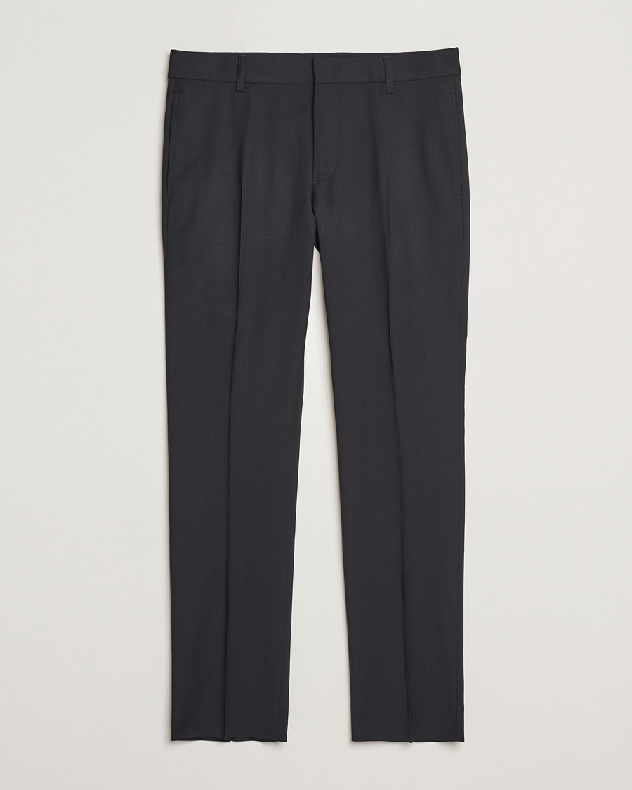 Heren | Broeken | Filippa K | Slim Wool Trousers Black